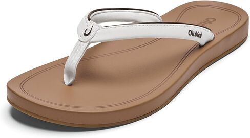 OLUKAI Uiki Women's Beach Sandal, Quick-Dry Flip-Flop Slides, Water Resistant, Wet Grip Soles & Compression Molded Footbed in Saudi Arabia