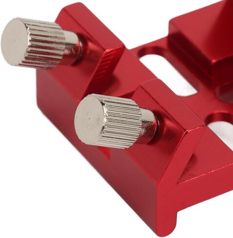 Universal Dovetail Base for Finder Scope, Optical Telescope Finderscope Mount Bracket with Two Thumbscrews, for Installation of Finder Scope for Optical Telescope (Red) in Saudi Arabia