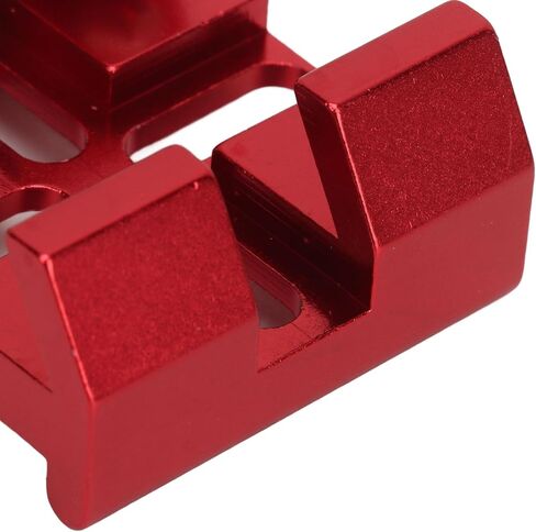 Universal Dovetail Base for Finder Scope, Optical Telescope Finderscope Mount Bracket with Two Thumbscrews, for Installation of Finder Scope for Optical Telescope (Red) in Saudi Arabia