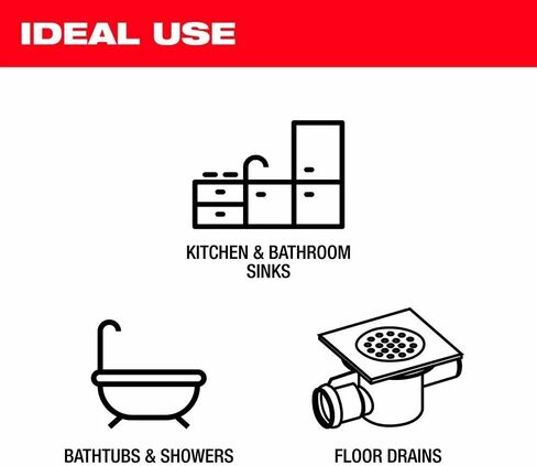 New 2817A-21 for Milwaukee M18 Cordless Drain Cleaning Drum Machine with 3/8"-1/2" Cable in Saudi Arabia