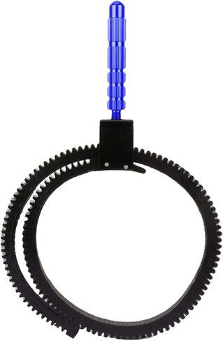 Follow Focus Belt, Aluminum Alloy Grip with Stainless Steel Screw, Large External Diameter Compatible with 49mm to 82mm Lens for DSLR Cameras & Camcorders in Saudi Arabia