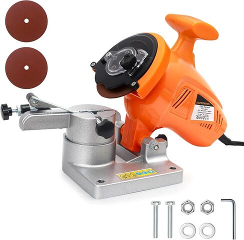 Electric Chainsaw Sharpener 120-Volt 250W Univerrsal Saw Chain Sharpener Bench Grinder for Pitch 1/4",.325",3/8"and .404" with Bonded Abrasive Grinding Wheel Effortless Precise Sharpening in Saudi Arabia
