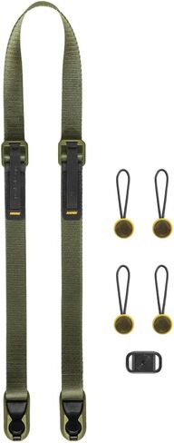 Peak Design Leash Camera Strap - Configurable as a Sling, Neck, Shoulder Strap or Safety Tether, Adjustable, Compact in Saudi Arabia