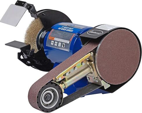 Eastwood Versa Grind 2 X 36 Belt Grinder Attachment and 1 HP Bench Grinder Kit | Industrial Grade High Precision Bench Grinder | Fits on Bench Grinders with a 5/8"D Shaft | 3450-3600 RPM Motor Speed in Saudi Arabia
