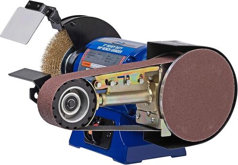 Eastwood Versa Grind 2 X 36 Belt Grinder Attachment and 1 HP Bench Grinder Kit | Industrial Grade High Precision Bench Grinder | Fits on Bench Grinders with a 5/8"D Shaft | 3450-3600 RPM Motor Speed in Saudi Arabia