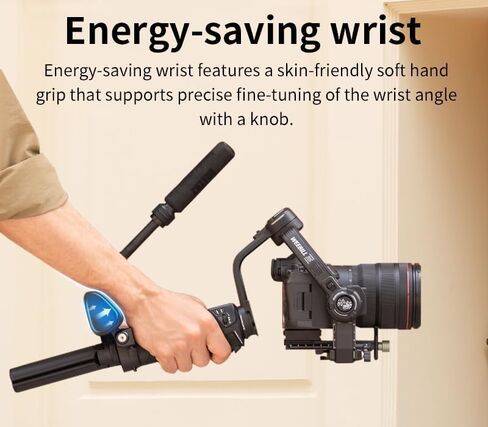 ZHIYUN CINEPEER Weebill 3E[Official], 3-Axis Lightweight Gimbal Stabilizer for DSLR & Mirrorless Camera Canon/Sony/Panasonic/Nikon, 3KG Payload, Native Vertical Shooting, Bluetooth Shutter Control in Saudi Arabia