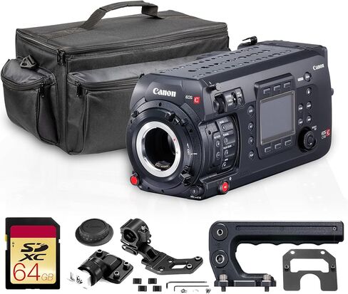 Canon EOS C700 Cinema Camera Bundle | Pro Super 35 Cinema System with High Dynamic Range, Modular Design & Advanced Color Science | for Broadcast & High-End Production (1454C002) + 64GB Card + Bag in Saudi Arabia