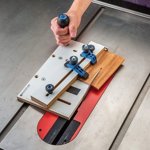 Tapering Jig for Tablesaw w/Hold Down Clamp - Wood Working Tools and Equipment for Short Legs on Chairs, Sofas, & More - Accurate Angle Drill Jig for Precision Cuts - Adjustable & Non-Slip Taper Jig in Saudi Arabia