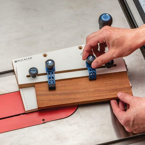 Tapering Jig for Tablesaw w/Hold Down Clamp - Wood Working Tools and Equipment for Short Legs on Chairs, Sofas, & More - Accurate Angle Drill Jig for Precision Cuts - Adjustable & Non-Slip Taper Jig in Saudi Arabia