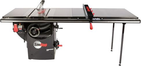SAWSTOP Professional Cabinet Saw, 3HP, 52" Professional T-Glide Advance Rip Fence, Rails & Extension Table (PCS31230-ATGP52) in Saudi Arabia