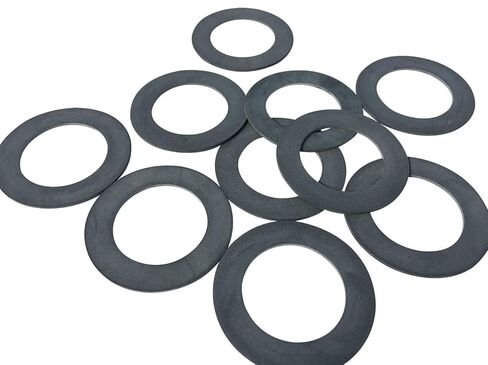1-3/4 Inch ID x 2-3/4 Inch OD Large Flat Rubber Washer Gasket Bathtub Drain Shoe Bath Tub Seal, 3/32 Inch Thickness (5) in Kuwait