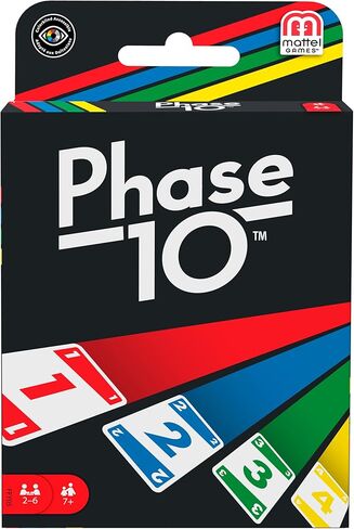 Mattel Games Phase 10 Card Game, Sequences Rummy-Like Card Game, Includes 110 Cards, FFY05 in Saudi Arabia