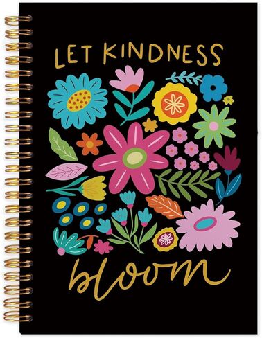 Boho Sunshine Inspirational Notebook, Motivational Quote Journal, Colorful a Little Progress Each Day Positive Affirmation Spiral Notebook Journal for Note Taking, 5.5x8.3 Inch in Saudi Arabia