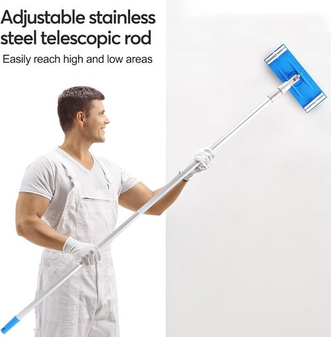 Pole Sander for Drywall, So Long 88 Inch Manual Hand Wall Sander with Extension Pole for Painting, 360 Degree Radial Sander + 15pcs Sanding Sheets Discs (60, 100, 180, 240, 320 Grit) in Saudi Arabia