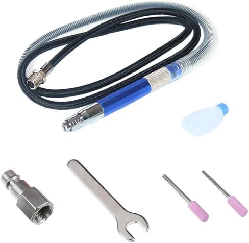 Pneumatic Pencil Die Grinder Kit, 58000rpm Micro Air Grinder Set Pneumatic Practical Cutting Pencil with Wrench for Polishing Sanding Grinding in Saudi Arabia