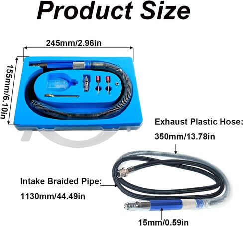 Pneumatic Pencil Die Grinder Kit, 58000rpm Micro Air Grinder Set Pneumatic Practical Cutting Pencil with Wrench for Polishing Sanding Grinding in Saudi Arabia