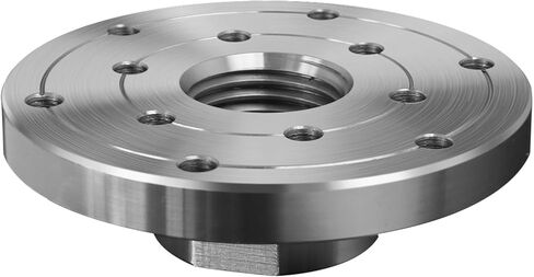4 "غطاء مخرطة النجارة ، غطاء فولاذي لمخرطة الخشب ، 1-1/4" x8TPI خيط المغزل ، ملحقات مخرطة الخشب in Kuwait