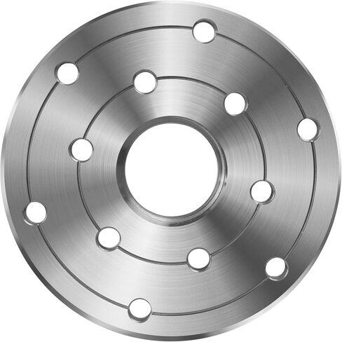 4 "غطاء مخرطة النجارة ، غطاء فولاذي لمخرطة الخشب ، 1-1/4" x8TPI خيط المغزل ، ملحقات مخرطة الخشب in Kuwait