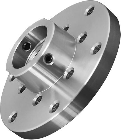 4 "غطاء مخرطة النجارة ، غطاء فولاذي لمخرطة الخشب ، 1-1/4" x8TPI خيط المغزل ، ملحقات مخرطة الخشب in Kuwait