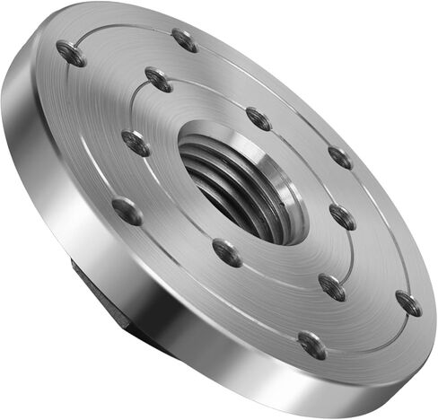 4 "غطاء مخرطة النجارة ، غطاء فولاذي لمخرطة الخشب ، 1-1/4" x8TPI خيط المغزل ، ملحقات مخرطة الخشب in Kuwait
