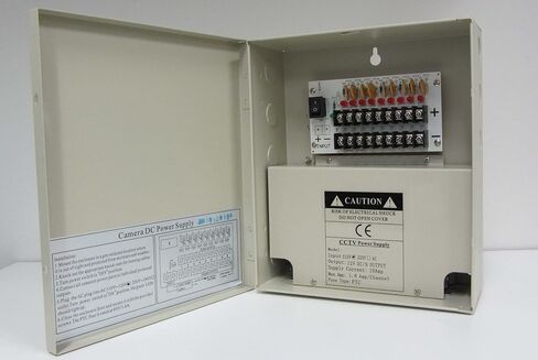 Ezdiyworld- 9Ch 10A PTC CCTV صندوق توزيع إمدادات الطاقة لكاميرا الأمن in Saudi Arabia