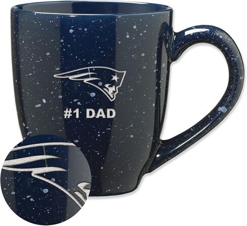 RICO Industries NFL Football Philadelphia Eagles Dad-Green 16 Oz Team Color Laser محفورة بقهوة سيراميك in Kuwait