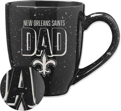 RICO Industries NFL Football Philadelphia Eagles Dad-Green 16 Oz Team Color Laser محفورة بقهوة سيراميك in Kuwait