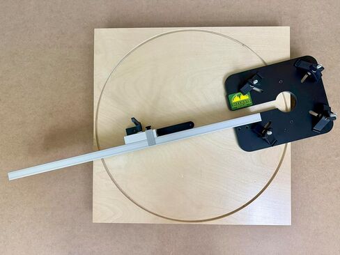 Woodhaven 3270 Adjustable Circle Cutting Jig for Fullsize Routers | Precision Woodworking Tool for Perfect Circles from 3/4" to 108" in Diameter | Made in USA in Saudi Arabia