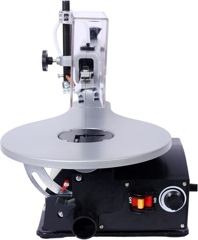 منشار تمرير بسرعات متغيرة 16 بوصة، منشار تمرير بقوة 1.2 أمبير مع طاولة إمالة من 0 إلى 45 درجة، حذاء تثبيت ومنفذ غبار، منشار تمرير دقيق للأعمال الخشبية للحصول على قطع تفصيلية in Kuwait