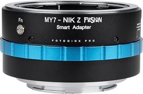 محول Fotodiox Pro Fusion، محول ذكي - متوافق مع عدسات Mamiya 7 Rangefinder لتناسب كاميرات Nikon Z-Mount عديمة المرآة مع وظائف آلية محدودة in Kuwait