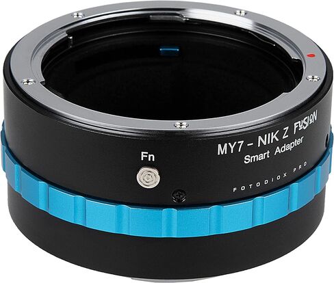 محول Fotodiox Pro Fusion، محول ذكي - متوافق مع عدسات Mamiya 7 Rangefinder لتناسب كاميرات Nikon Z-Mount عديمة المرآة مع وظائف آلية محدودة in Kuwait