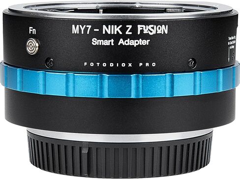 محول Fotodiox Pro Fusion، محول ذكي - متوافق مع عدسات Mamiya 7 Rangefinder لتناسب كاميرات Nikon Z-Mount عديمة المرآة مع وظائف آلية محدودة in Kuwait