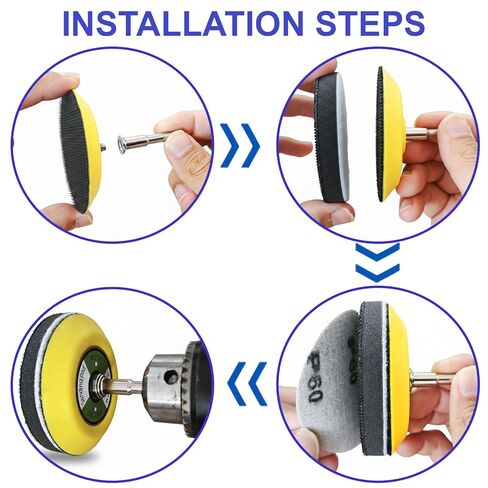 137Pcs 3 Inch Sanding Disc Polishing Kit, Headlight Restoration Kit, 60-10000 Grit Wet Dry Hook & Loop Sandpapers, Wool Sponge Polishing Pads for Drill Rotary Tools Car Wood Metal Resin Glass in Saudi Arabia