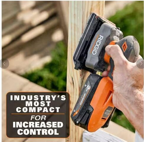 RIDGID18V SubCompact Brushless Cordless 1/4 Sheet Sander (Tool Only) (Renewed) in Saudi Arabia