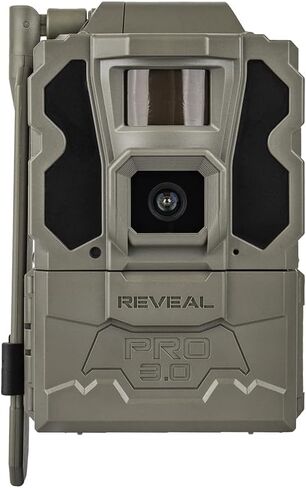كاميرا TACTACAM Reveal Pro 3.0 Cellular Trail: اتصال تلقائي 4G LTE، صور عالية الدقة 4K، فلاش IR بدون توهج، بطارية ممتدة، نظام تحديد المواقع العالمي المدمج، فيديو عند الطلب - أفضل صيد، لعبة، استكشاف، كاميرا ملكية in Kuwait