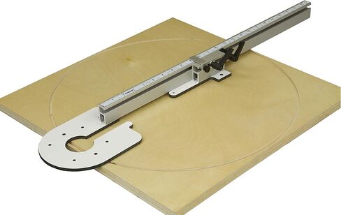 Woodhaven 3322 Adjustable Circle Cutting Jig for Compact Routers - Precision Woodworking tool to make Perfect Circles from 3/4" to 58" for Bosch PR20EVS in Saudi Arabia