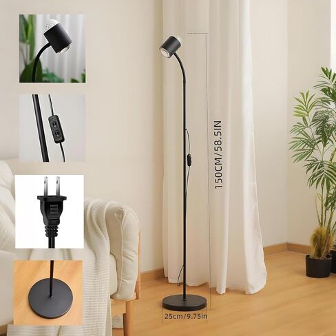 Sunset Floor Lamp Projector with 3D Ocean Wave, Colors Changing, Double headed RGB sunset light Double Side Lighting,Creative DIY Mode, 360° Rotation Atmosphere Lamp for Bedroom mood lighting black in Saudi Arabia