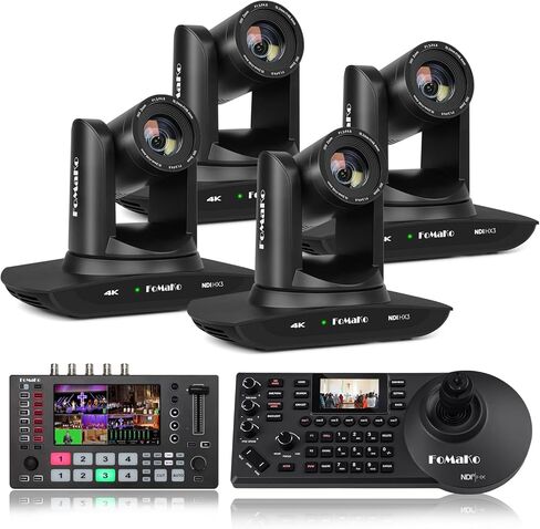 كاميرا FoMaKo K30NS 4K 30x بتكبير بصري PTZ مع NDI 6 وNDI HX3، الجيل الثالث من التتبع التلقائي AI، للتدريب الطبي المباشر بما في ذلك الجراحة الحية والندوات الطبية (K30NSX4+M4+KC608 Pro) in Kuwait