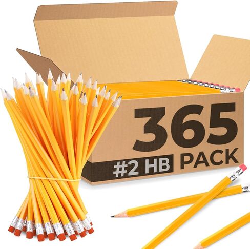 Bulk 5000 Pack ، أقلام الرصاص السائبة للأطفال ، قبل شحذ HB #2 ، أقلام الرصاص للأطفال الذين يعانون من كبار المحوون ، سهلة Hold Grip ، الأفضل لمستلزمات المقاطعات المدرسية ، والمعلمين ، وتوزيع الكلية والفصول الدراسية in Kuwait