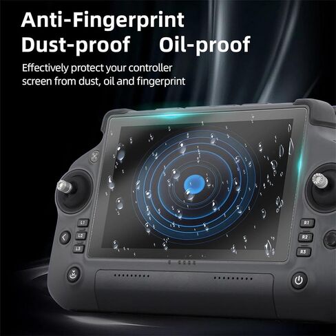 2Pcs HD Films For DJI Matrice 4 RC Plus 2 Screen Protector, for DJI Matrice 4T/4E/4D/400/30T/350 RTK/Inspire 3/FlyCart 30/T40/T20P Remote RC Plus 2/1 Anti Scratch 9H Hardness Tempered Glass in Saudi Arabia