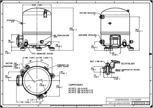 Compressor Mtz18Ja3Ave 1.5Hp R404/R507 in Saudi Arabia