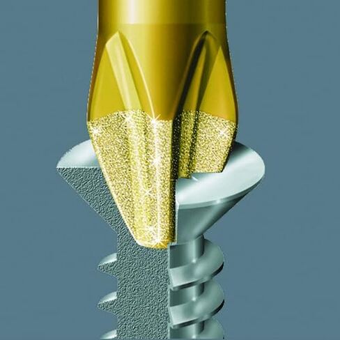Wera Series 1 867/1 BDC لقمة مطلية بالماس، TORX TX 15 رأس × 1/4 بوصة محرك in Kuwait