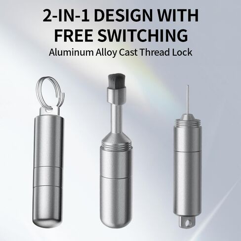 2Pcs 2-in-1 Portable SIM Card Ejector with Cleaning Brush and Key Ring | Aluminum Alloy, Includes Cleaning Kit for Phones and Earbuds, Compatible with iPhone and Others in Saudi Arabia