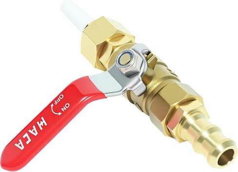 Sand Blaster Gun Kit, Ceramic Sandblasting Gun Part, Brass Ball Valve and Connector with Nozzle Tip (1/8" ID), Valve Type Sandblaster Adapter, Sandblast Nozzle Tip in Kuwait