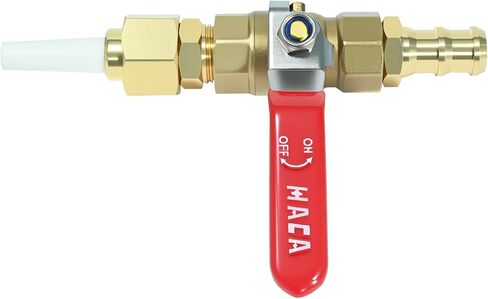 Sand Blaster Gun Kit, Ceramic Sandblasting Gun Part, Brass Ball Valve and Connector with Nozzle Tip (1/8" ID), Valve Type Sandblaster Adapter, Sandblast Nozzle Tip in Kuwait