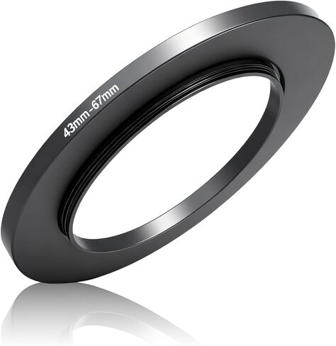 40.5mm to 52mm Step Up Ring Adapter, Metal Lens Filter Adapter Ring Connector Fits 40.5mm Lens to 52mm UV/ND/CPL Filters & Hoods Black Surface Stepping Rings for DSLR & Mirrorless Cameras in Saudi Arabia