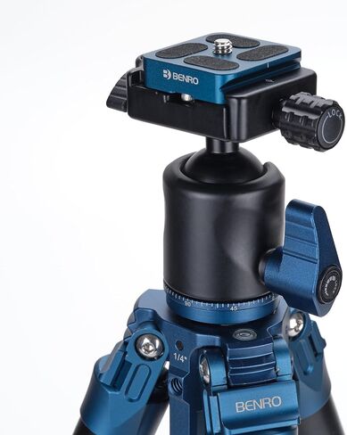 Benro Superslim 1.5 Series Carbon Fiber Tripod with H0P Ball Head – Ultra-Light Travel Tripod Extending to 64.2″, Folded 22.1″, Supports Up to 13.2 lb, Arca-Swiss Quick Release (TSSL18CH0P) in Saudi Arabia