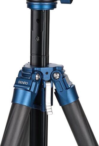 Benro Superslim 1.5 Series Carbon Fiber Tripod with H0P Ball Head – Ultra-Light Travel Tripod Extending to 64.2″, Folded 22.1″, Supports Up to 13.2 lb, Arca-Swiss Quick Release (TSSL18CH0P) in Saudi Arabia
