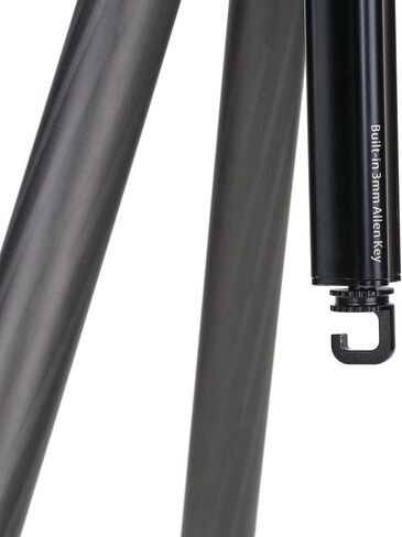 Benro Superslim 1.5 Series Carbon Fiber Tripod with H0P Ball Head – Ultra-Light Travel Tripod Extending to 64.2″, Folded 22.1″, Supports Up to 13.2 lb, Arca-Swiss Quick Release (TSSL18CH0P) in Saudi Arabia