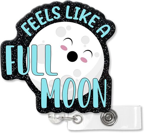 XQLZY It's Fine I'm Fine Everything is Fine Silver Glitter Cute Badge Reel Retractable with Alligator Clip, Funny Cat ID Badge Holder Gift for Nurse Doctor Colleagues Firefighters Social Workers in Saudi Arabia